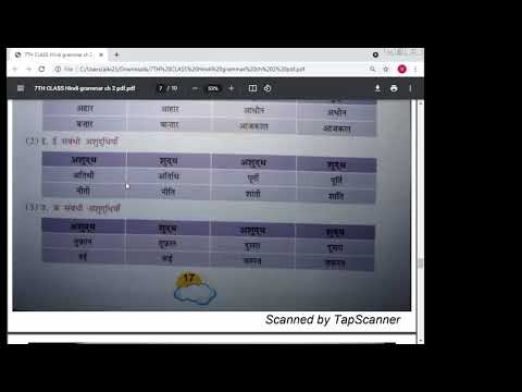 Embedded thumbnail for 7th class Hindi Grammar  ch 2 read and explain part 2