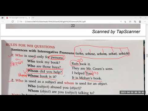 Embedded thumbnail for 7th Class English Grammar L-3