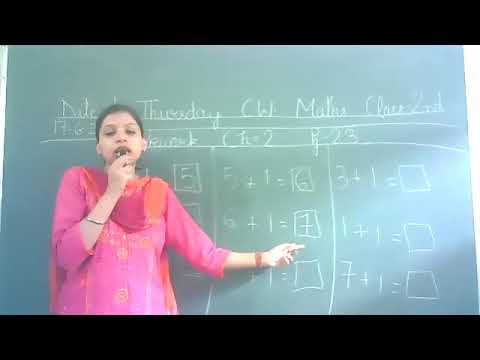 Embedded thumbnail for 1st Class Maths Ch-2 Part 2 Bookwork