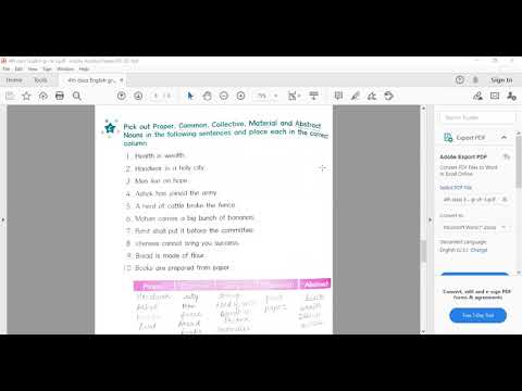 Embedded thumbnail for English Grammar ch-3 book work