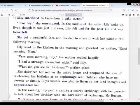Embedded thumbnail for English Reader ch-2 explain 