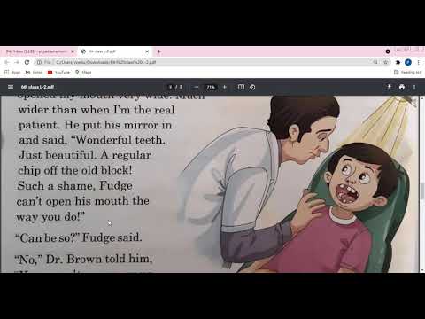 Embedded thumbnail for 6th Class English Reader L-2 A Visit to the Dentist Explanation,