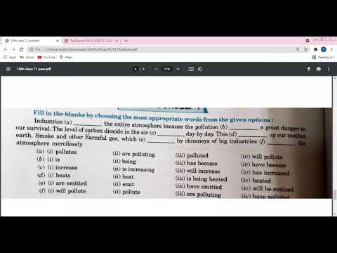 Embedded thumbnail for 10th Class English Grammar Tenses Revision