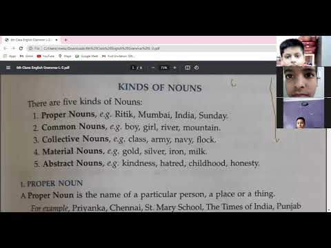 Embedded thumbnail for 6th Class L-2 Noun Introduction