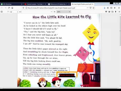 Embedded thumbnail for English Reader poem 1 explain