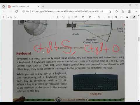 Embedded thumbnail for 6th_class_computer_L2_part 2