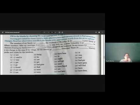 Embedded thumbnail for 9th Class English Tenses Practice