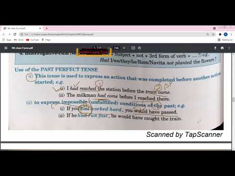 Embedded thumbnail for 9th Class English Grammar  Past Tenses Part 2