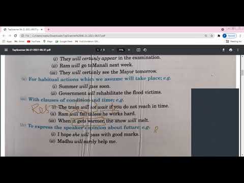 Embedded thumbnail for 9th Class English Grammar Future Tense Part 1