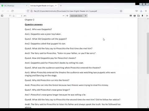 Embedded thumbnail for English Reader ch-2 question answers