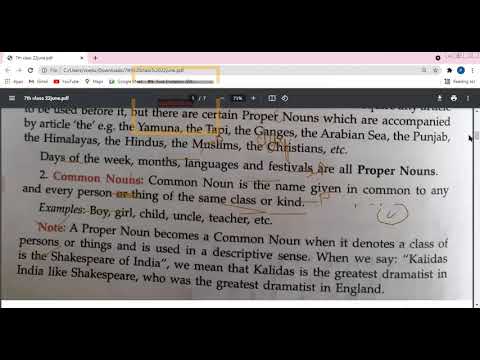 Embedded thumbnail for 7th Class English Grammar L-2 Part1