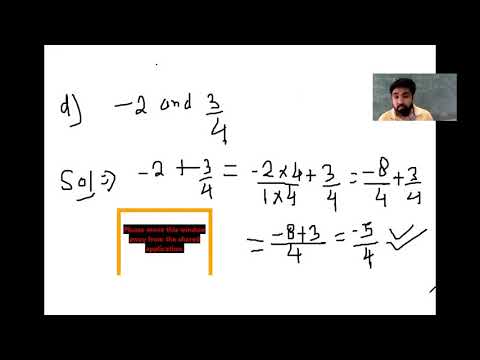 Embedded thumbnail for 8th Class Maths Chapter 1, Ex 1.2, Ques 1 and 2