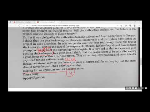 Embedded thumbnail for 8th Class Letter writing Part 2,