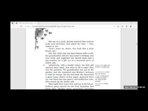 Embedded thumbnail for 9th Class English Beehive L-3 Part 1