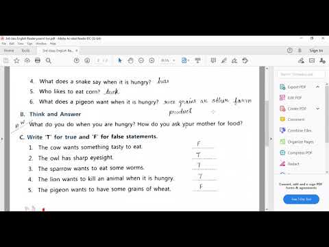 Embedded thumbnail for English Reader poem1 Question answers and book work