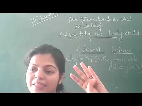 Embedded thumbnail for 6th class science ch-5 part 1