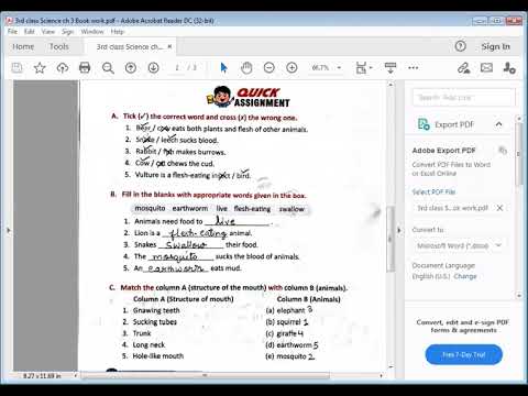 Embedded thumbnail for Science Ch 3 Book work &amp;amp; Model Test Paper