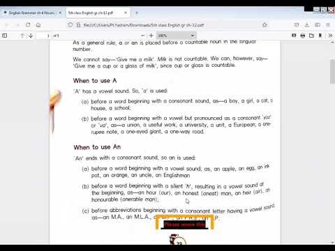 Embedded thumbnail for English Grammar ch-12 part-1
