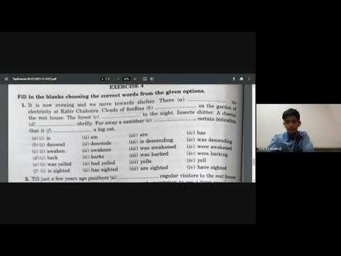 Embedded thumbnail for 10th Class  English Grammar S-V Concord,