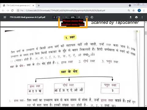Embedded thumbnail for 7th class Hindi Grammar Ch 2 read and explain Part 1 