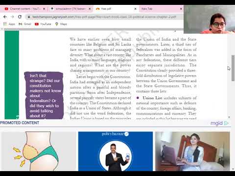 Embedded thumbnail for class 10th political science chapter 2 part2