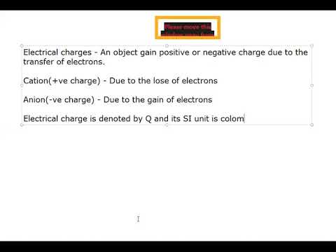 Embedded thumbnail for 10th Class Science Chapter 12, Electical charges and Electric Current