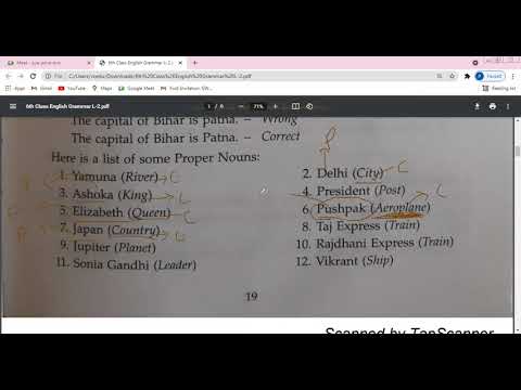 Embedded thumbnail for 6th Class English Grammar L-2 Part 2