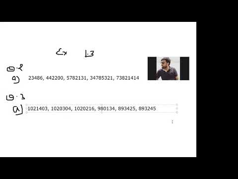 Embedded thumbnail for Class 6th Chapeter 1, Ex 1.3, Ques 2 and 3