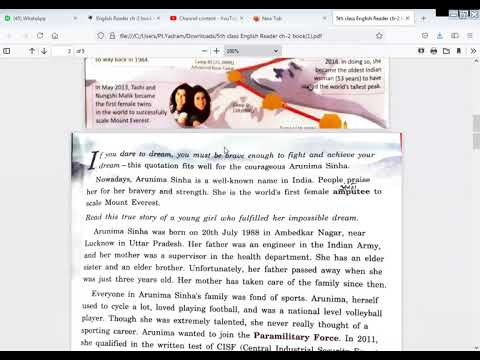 Embedded thumbnail for English Reader ch-2 explain part-1